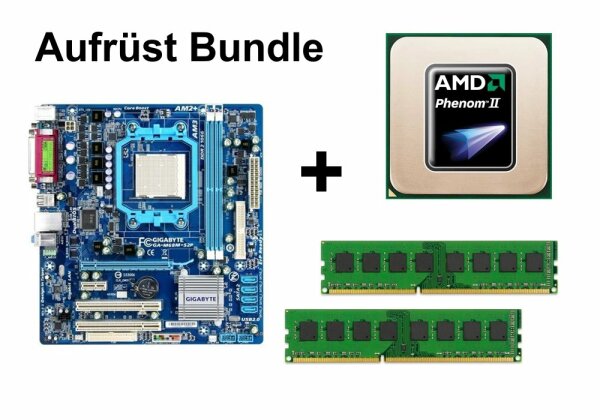 Aufrüst Bundle - Gigabyte M68M-S2P + Phenom II X4 910e + 4GB RAM #107603