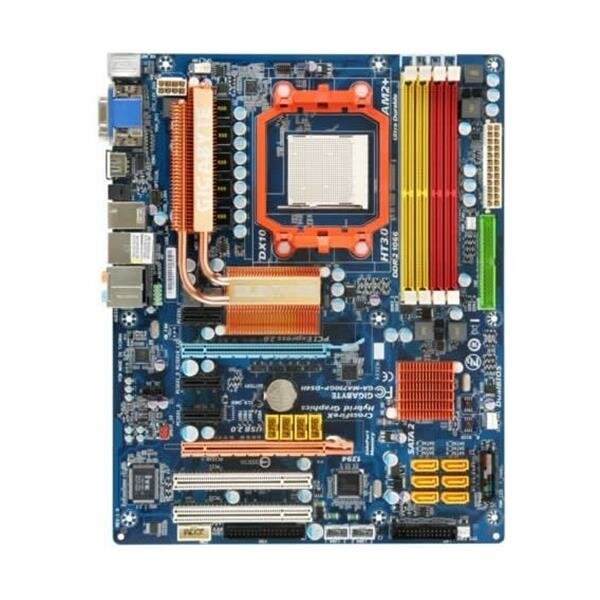 Gigabyte GA-MA790GP-DS4H Rev.1.0 AMD 790GX Mainboard ATX Sockel AM2 AM2+  #28502