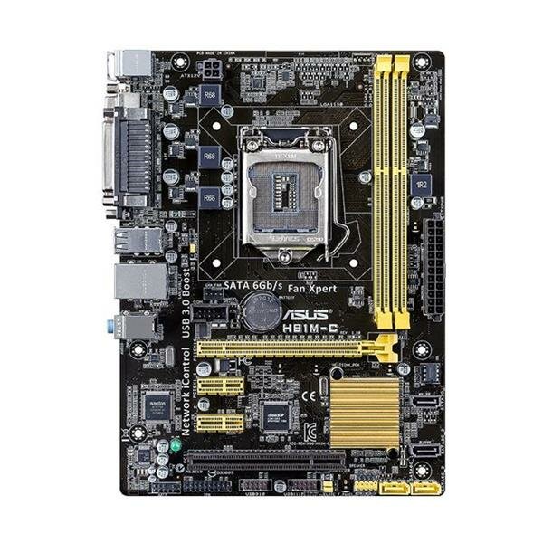 ASUS H81M-C Intel H81 mainboard Micro ATX socket 1150   #33011