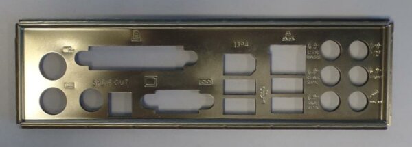 ASUS P5N-D Blende - Slotblech - IO Shield   #26880