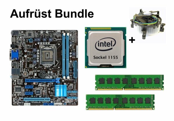 Upgrade bundle - ASUS P8H61-M + Intel i3-3240 + 8GB RAM #89348