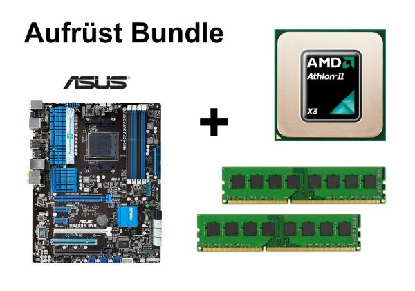 Aufrüst Bundle - ASUS M5A99X EVO + Athlon II X3 450 + 4GB RAM #55818