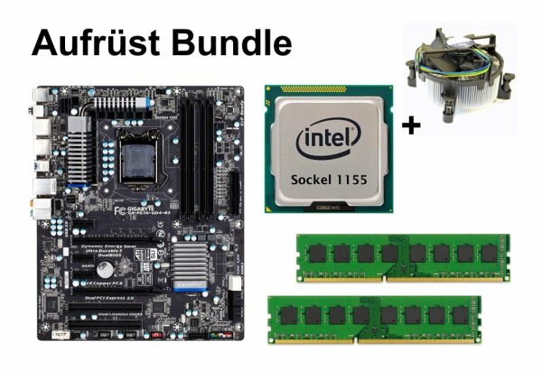 Aufrüst Bundle - Gigabyte P67A-UD4-B3 + Intel i5-2400S + 4GB RAM #98571