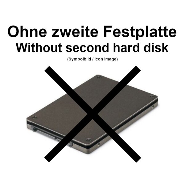 ohne zweite Festplatte